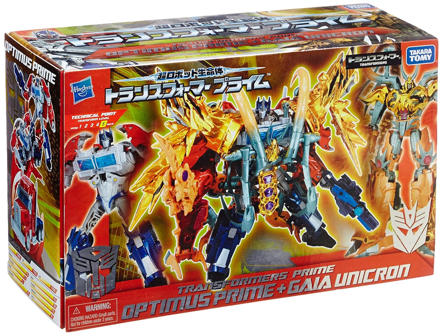 Transformers Prime Optimus Prime Gaia Unicron Amazon In Electronics