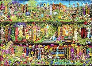 Jigsaw Puzzle for Adult 1000 Piece Colorful Secret Garden Landscape Puzzle DIY Collectibles Modern Home Decoration