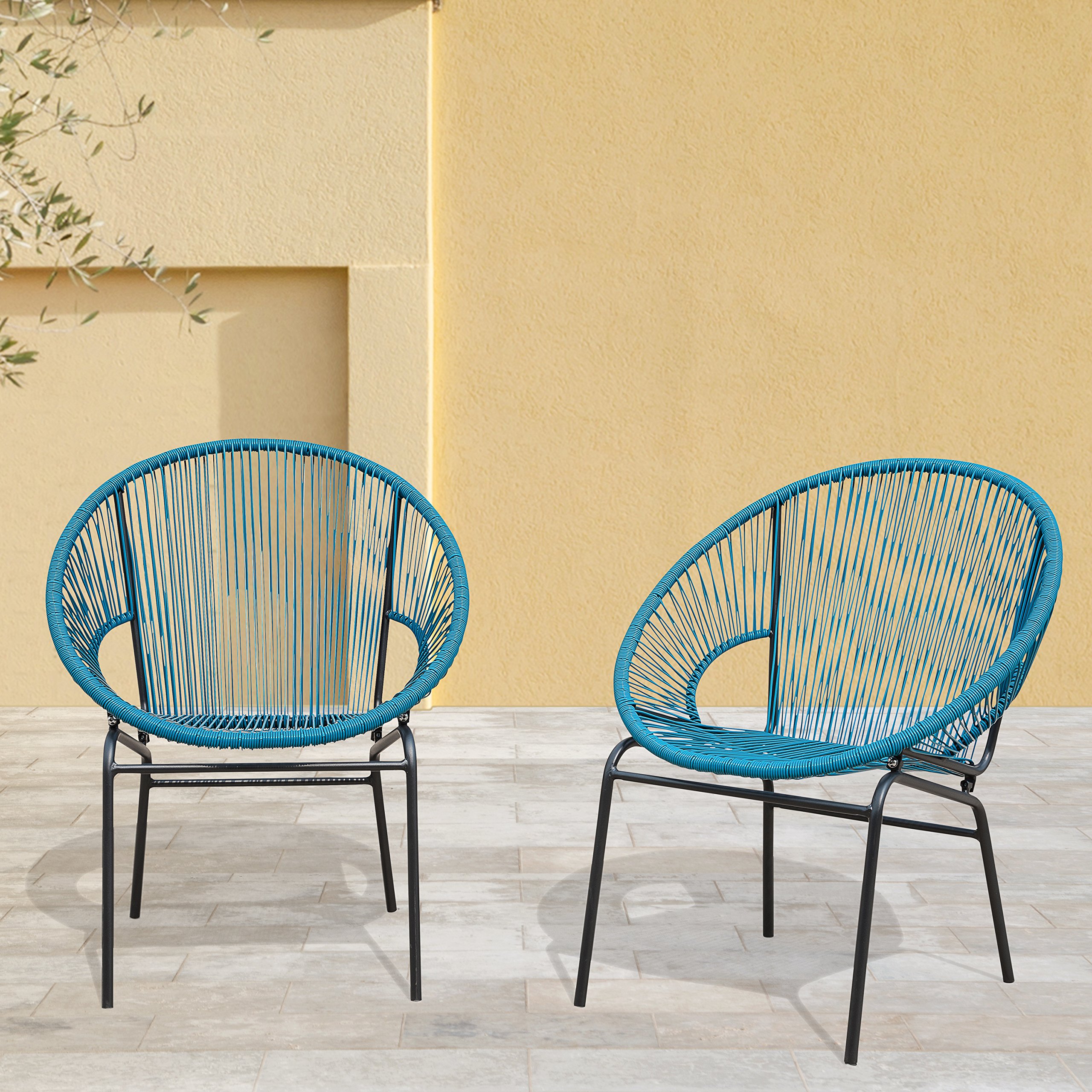 Corvus Sarcelles Woven Wicker Patio Chai Buy Online In Colombia At Desertcart