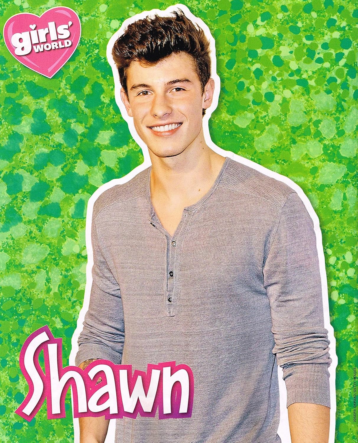 Shawn Mendes 11 X 8 Teen Magazine Clipping Poster Pinup Amazon Ca Sports Outdoors