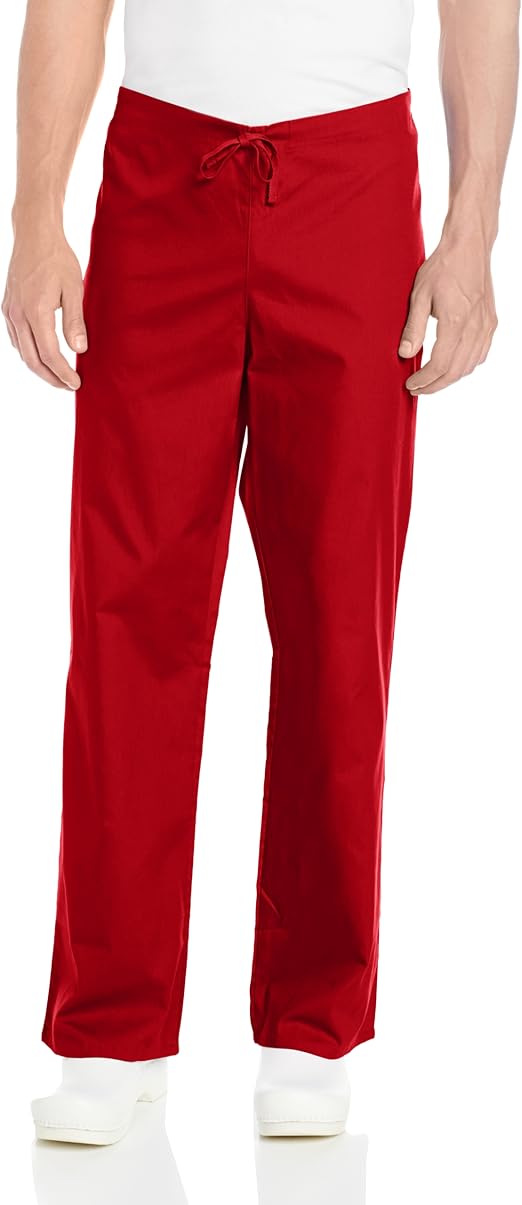 Dickies Men's Big & Tall Drawstring Scrub Pant red 3XLarge Amazon