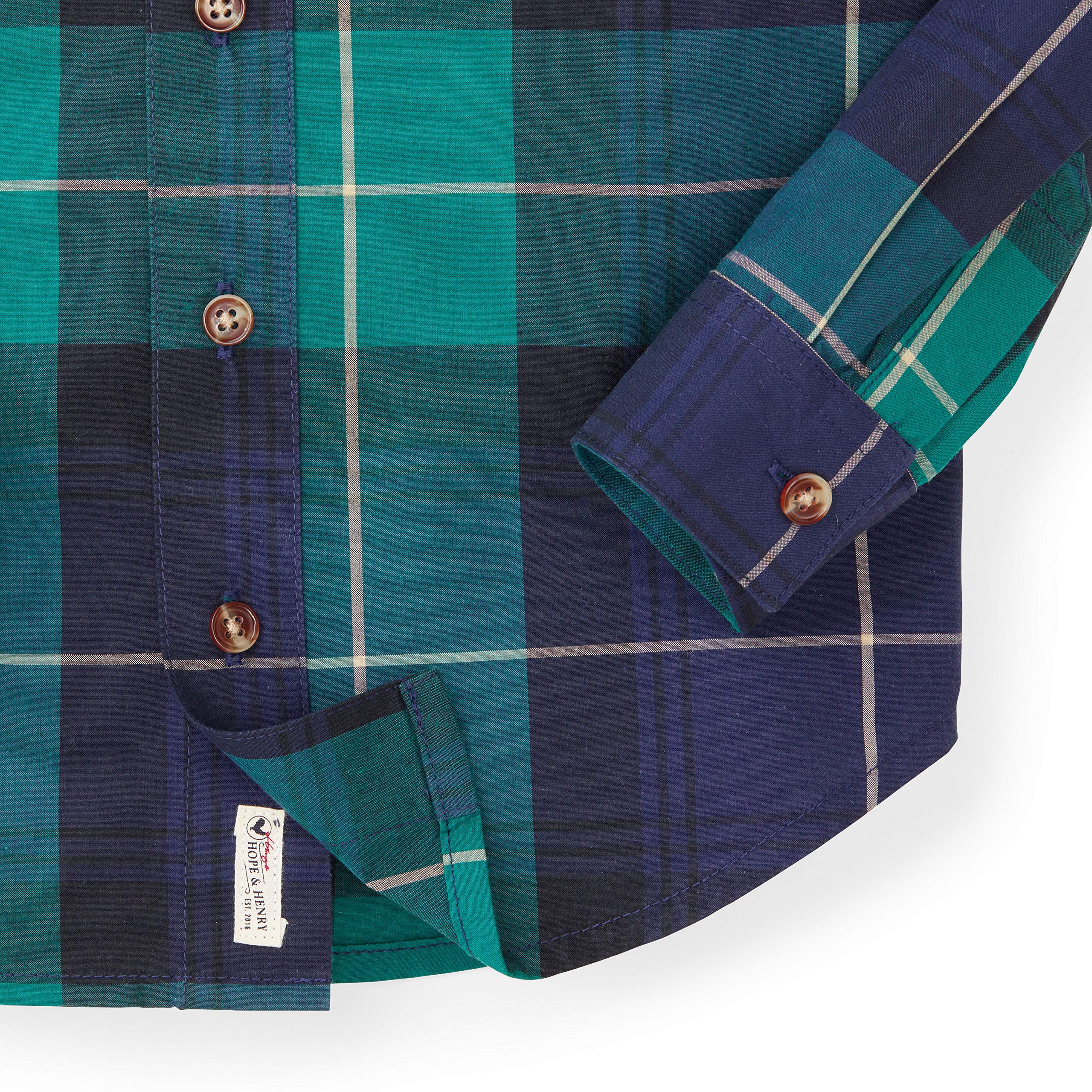 Hope & Henry Boys' Long Sleeve Stretch Poplin Button Down Shirt - Image 4
