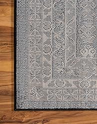 Unique Loom Taftan Collection Border Geometric
