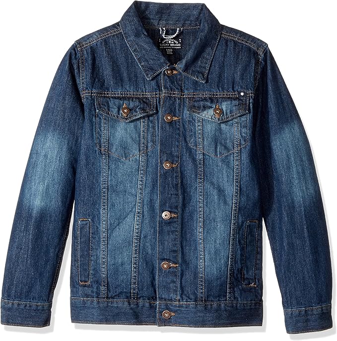 a brand denim jacket