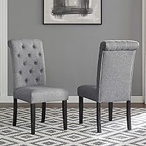 Journal standard Furniture　vichy chair Amazon.com: Roundhill Furniture Leviton Solid Wood Tufted
