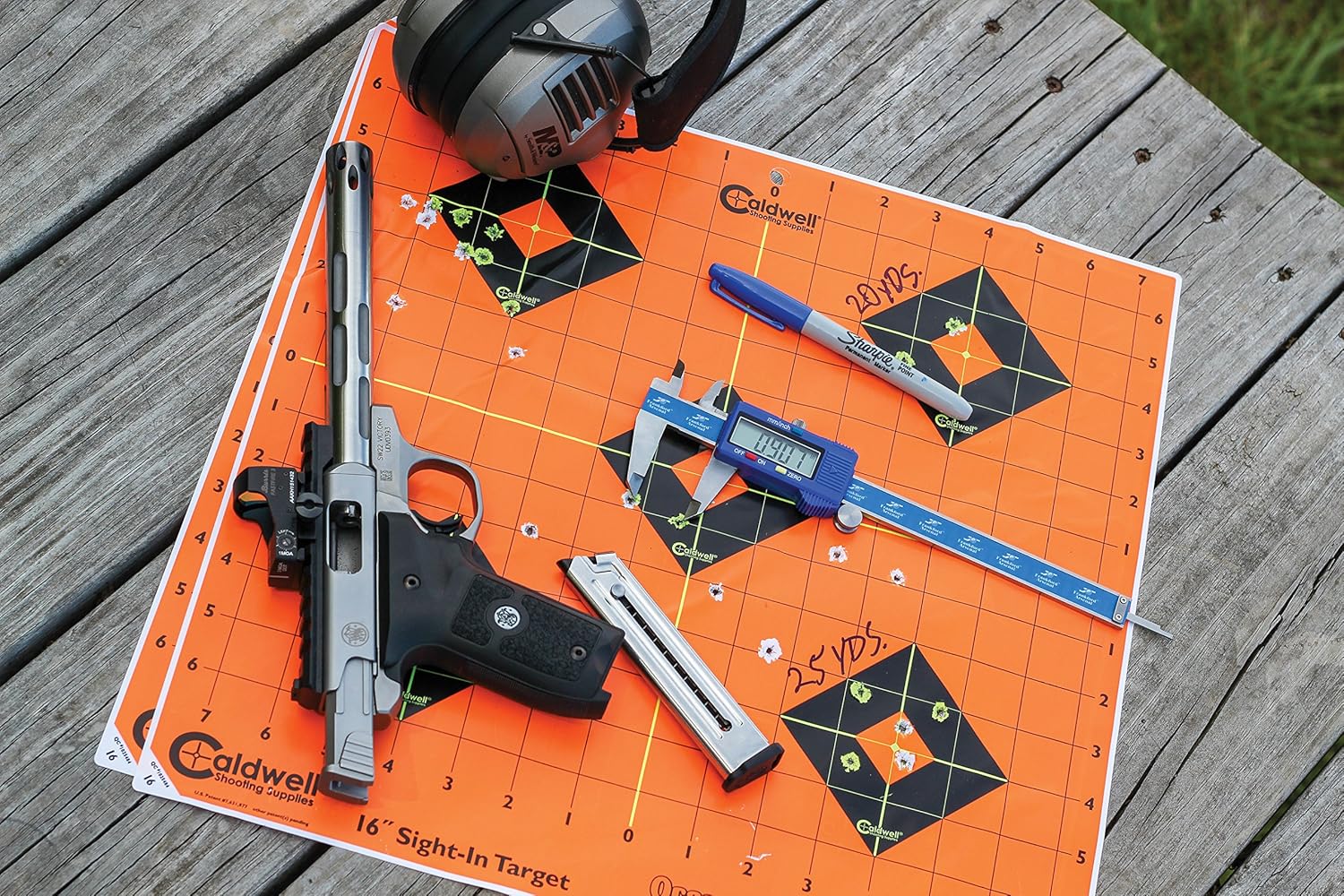 Caldwell Orange Peel 12 Inch Sight-In Targets, 5 Pack : Hunting Targets And Accessories : Sports & Outdoors