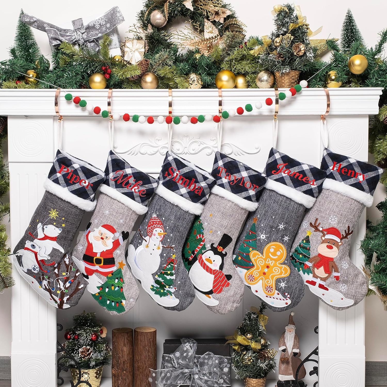Stockings & Holders - GEX 2023 Personalized Christmas Stockings 21