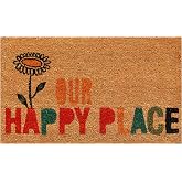 Calloway Mills AZ121901729 Happy Place Doormat, 17" x 29", Multicolor