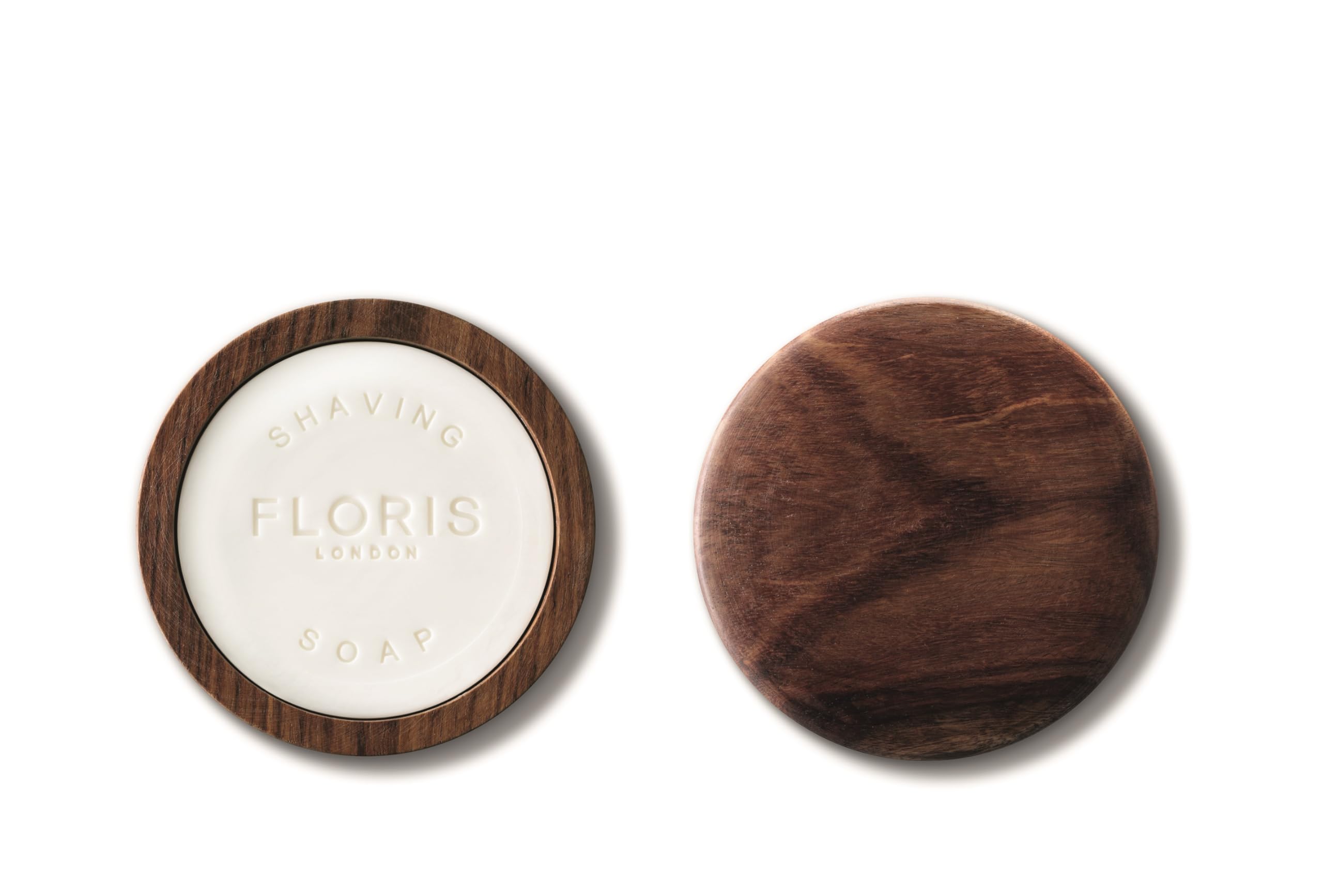 Floris London No.89 Shaving Soap in Wooden Bowl (100g) | Hand Wrapped & Finely Milled | Citrus, Woody Scent | Contains Moisturising Shea Butter | Vegetable Base | Designed to Leave Skin Soft & Scented
