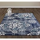 Diagona Designs JAS2065-8X10 Rug, 7'10 x 9'10, Navy-2065