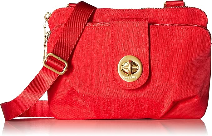 baggallini toronto double zip crossbody