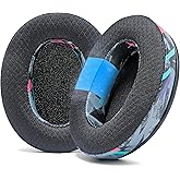 WC Freeze Crusher - Cooling Gel Earpads Compatible with Skullcandy Crusher, by Wicked Cushions - Fits Skullcandy Crusher & Hesh 3 Headphones, Soft Memory Foam, Cooler for Longer | 90's Black