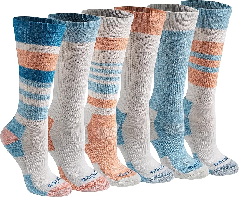 Mujer Dri-tech Moisture Control Crew Multipack de calcetines de avena, surtido (6 pares), 37-39 EU, Avena clasificada (6 pares)