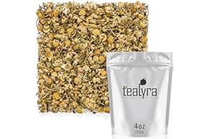 Tealyra - Lovely Night - Chamomile Rooibos Mint - Calming & Relaxing - Herbal Loose Leaf Tea - Antioxidants Rich - All Natural Ingredients - Caffeine-Free - 110g (4-ounce)
