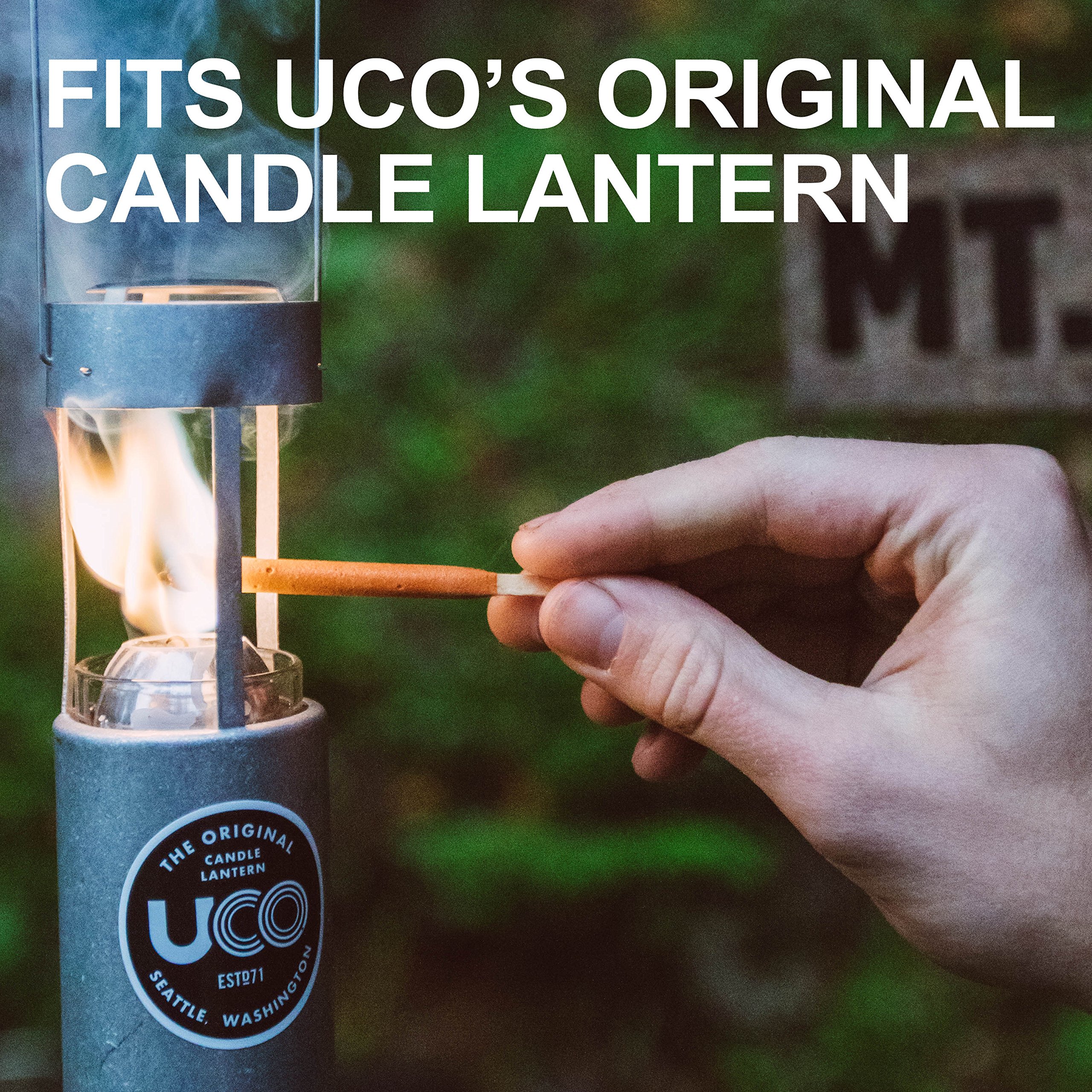 UCO Candle Lantern 3.5Inch Candles, 20Pack, 12Hour Beeswax