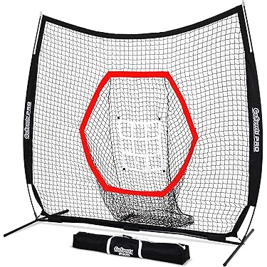 Baseball Softball Backstop Nets,Sports Net With 33ft Rope & Steel 10x10 - View #6