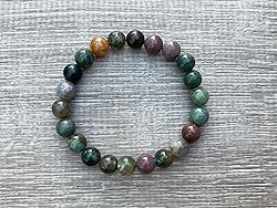 Fancy Jasper Crystal Bead Bracelet 8mm, Wholesale
