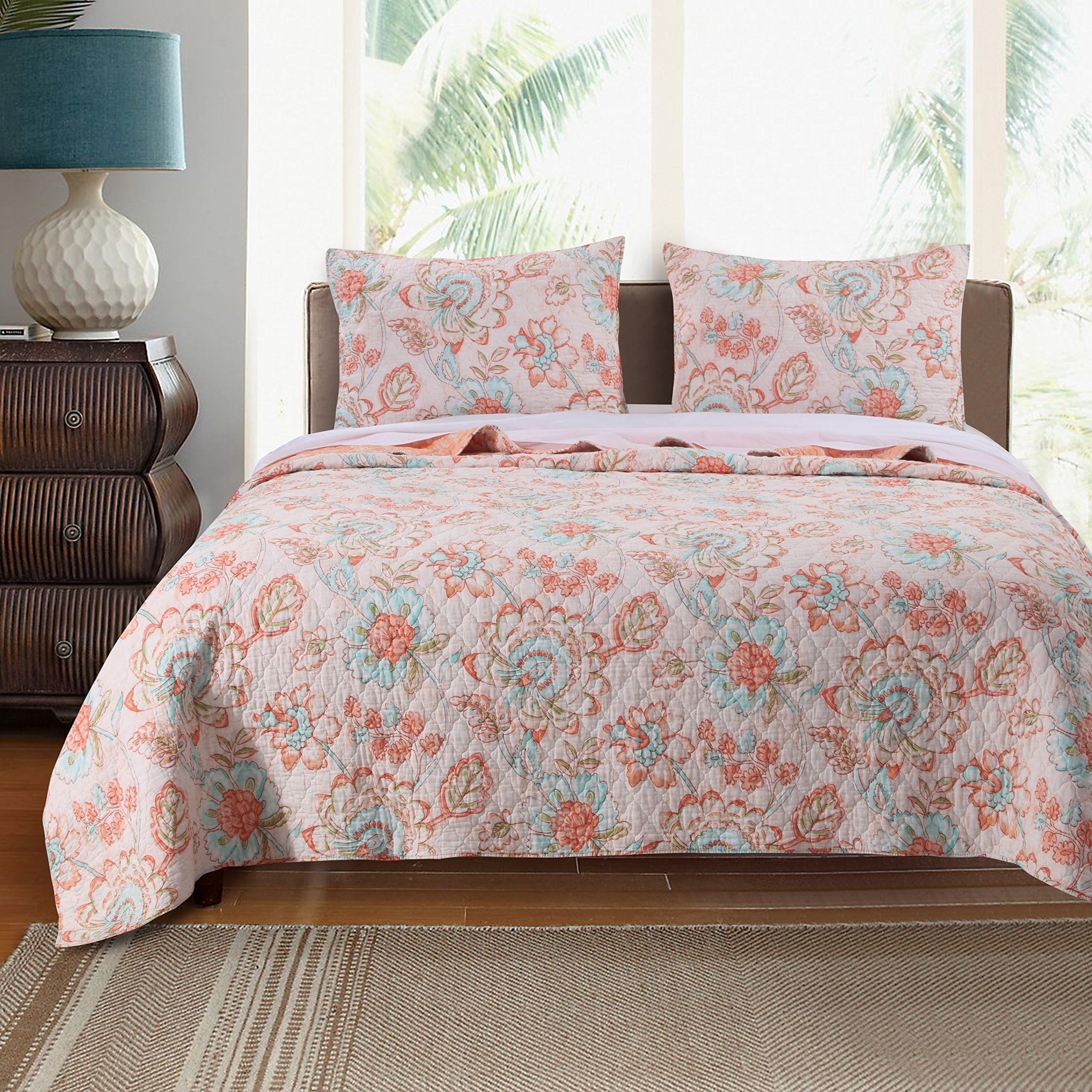 Barefoot Bungalow Cordelia Quilt Set, 3-Piece King