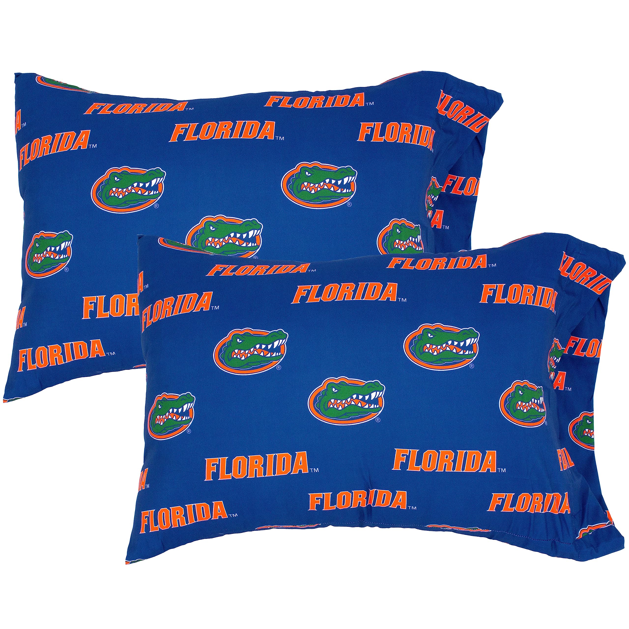 College Covers Everything Comfy Florida Gators Pillowcase Pair, King, 20″ x 40″, Includes 2 King Pillowcases
