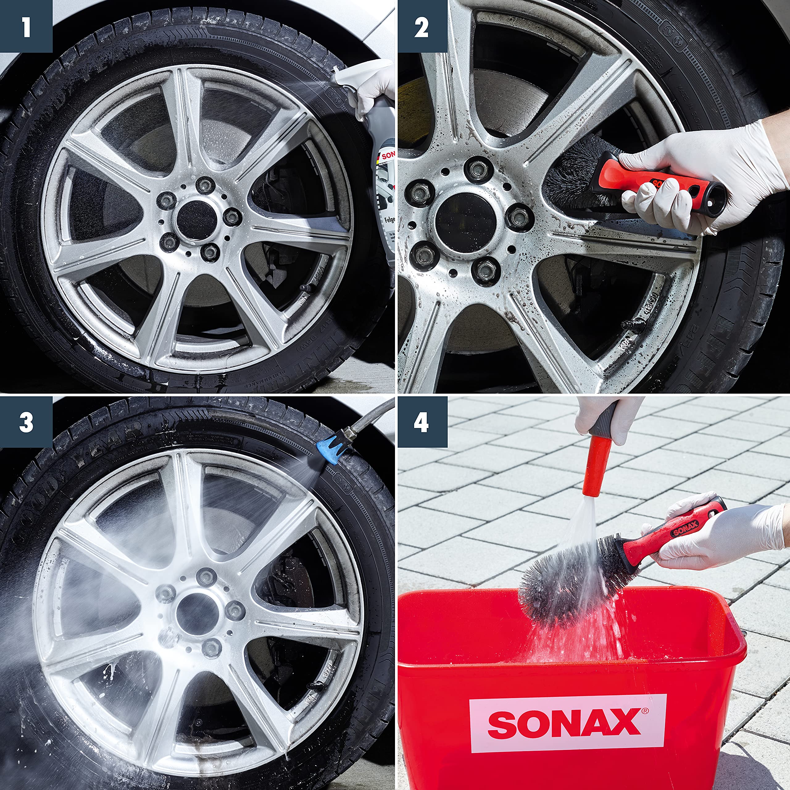 SONAX FelgenBürste (1 Stück) 6