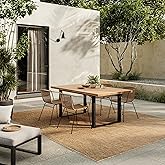 Nourison Home Horizon Indoor/Outdoor Natural 6' x 9' Area Rug - Easy Clean, Non Shedding, Bed Room, Living Room, Dining Room,