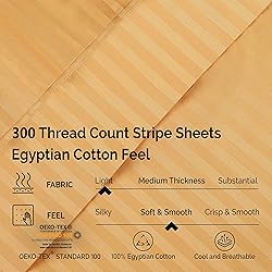 Superior 300 Thread Count Combed Cotton, 4-Piece