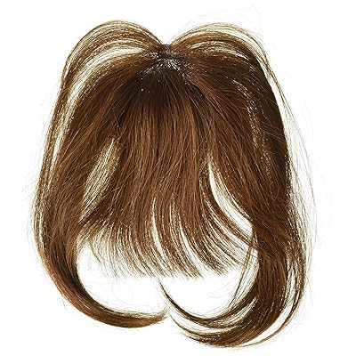 Clip-In Human Hair Bangs in Chestnut Brown Hairdo Haiti Ubuy