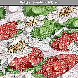 Ambesonne Spring Fabric by The Yard, Floral Pattern