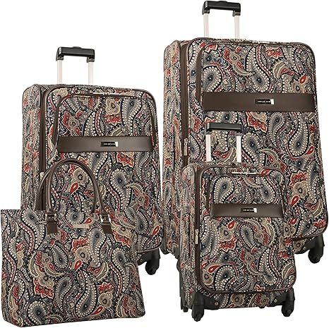 anne klein luggage paisley