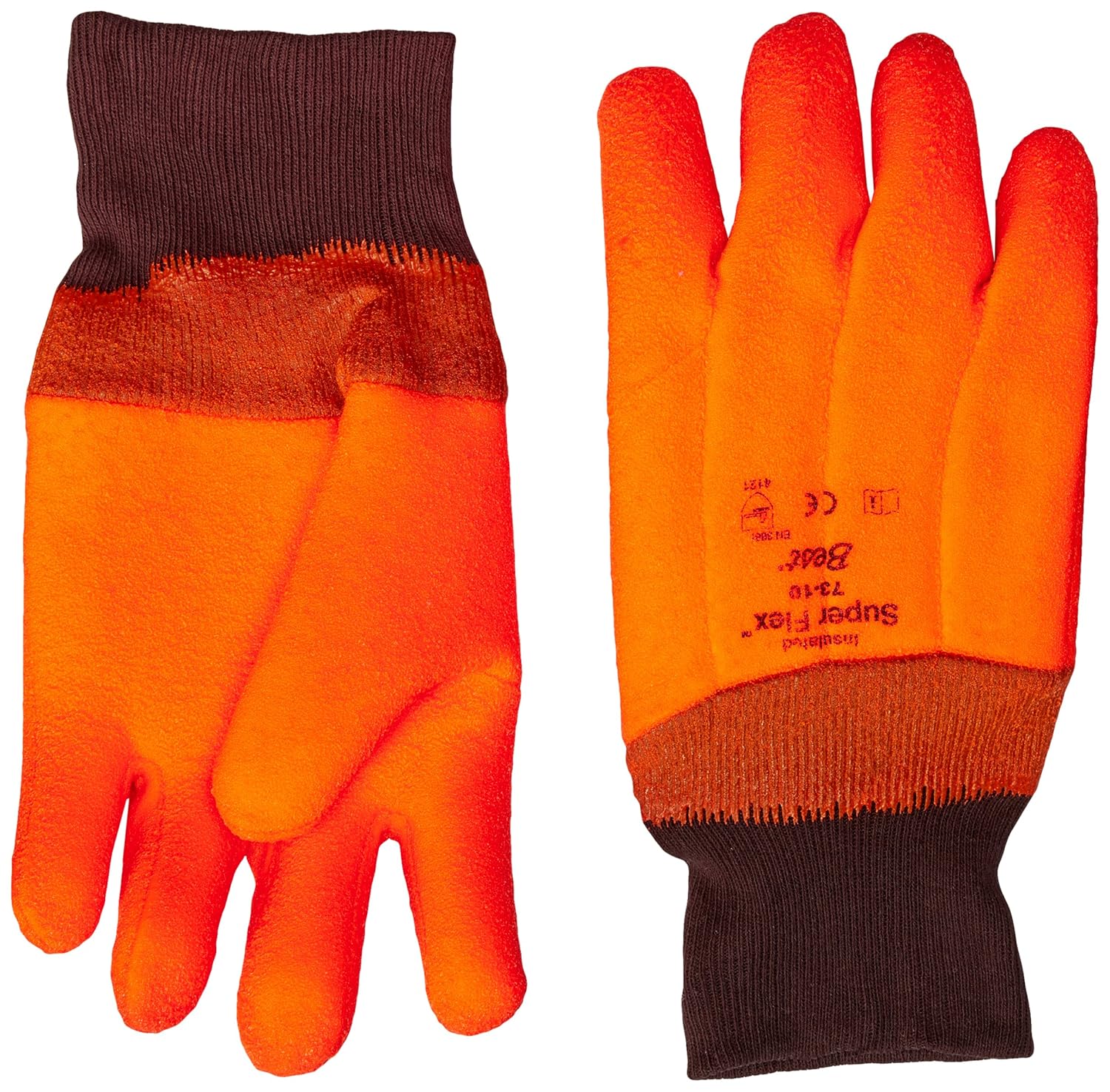 Best Glove 7310 Insulated Super Flex Gloves with Knit Wrist, Large
