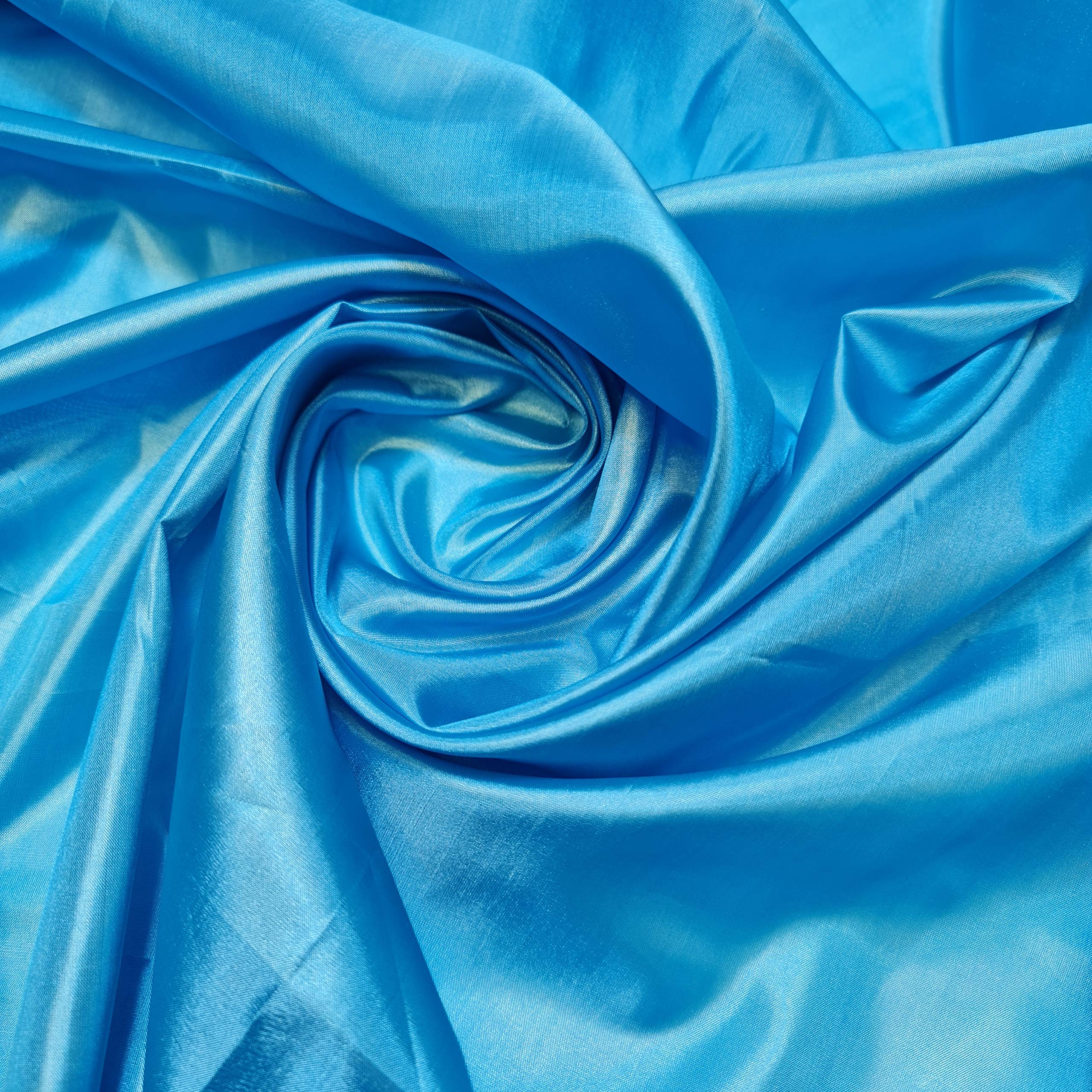 Habotai Dress Skirt Jacket Anti Static Lining Decor Fabric 150cm STH Available in 45 Colours (Light Turquoise, 2 Meter)