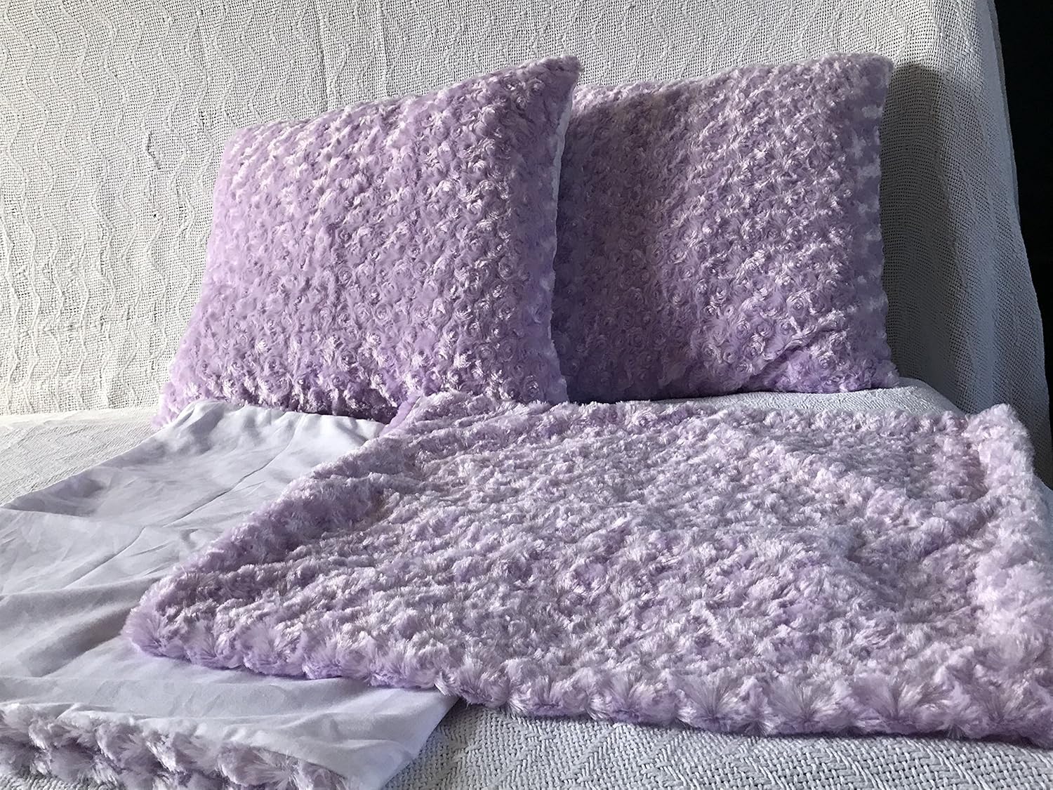 Lavender pillowcase set Handmade