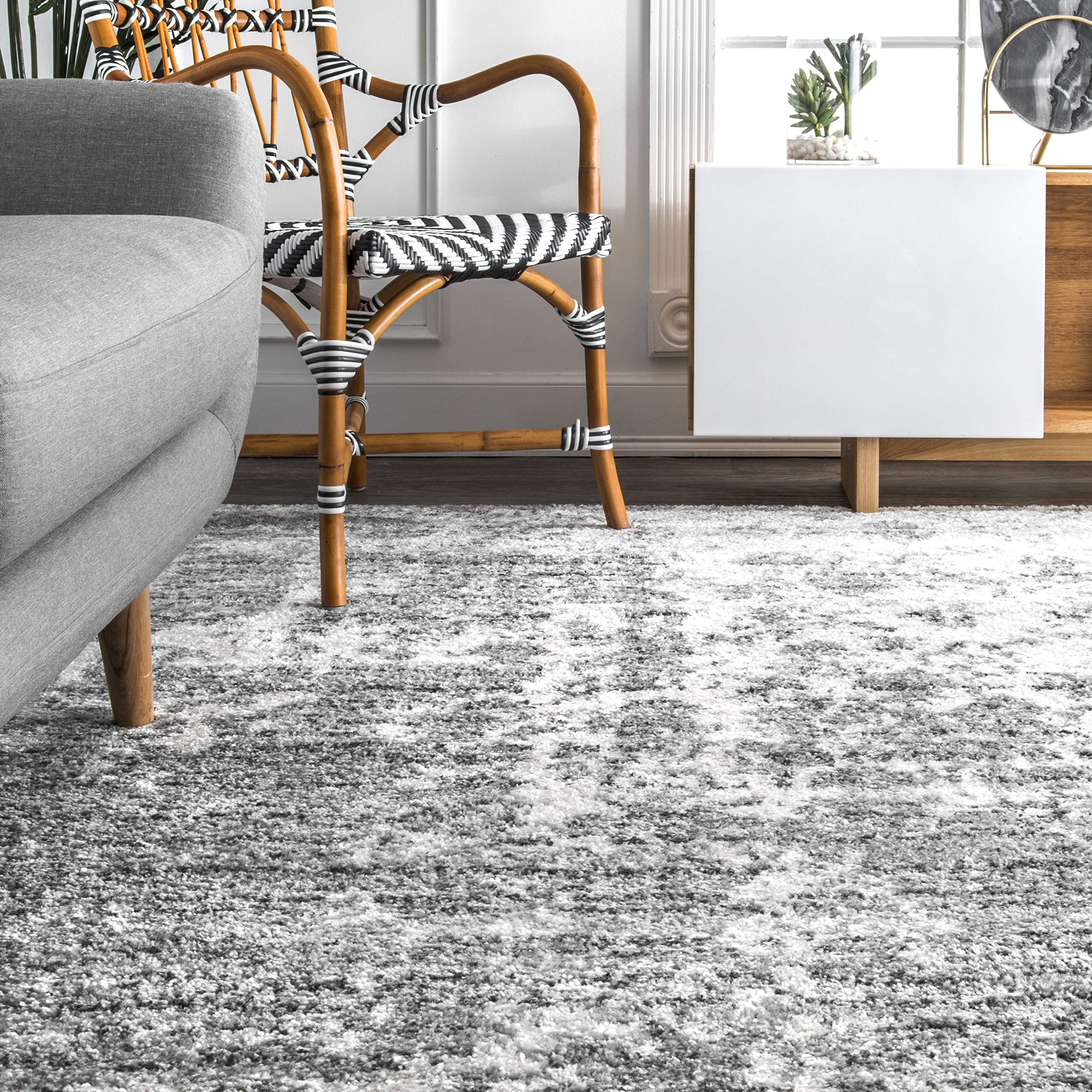 nuLOOM Smoky Area Rug, Gray