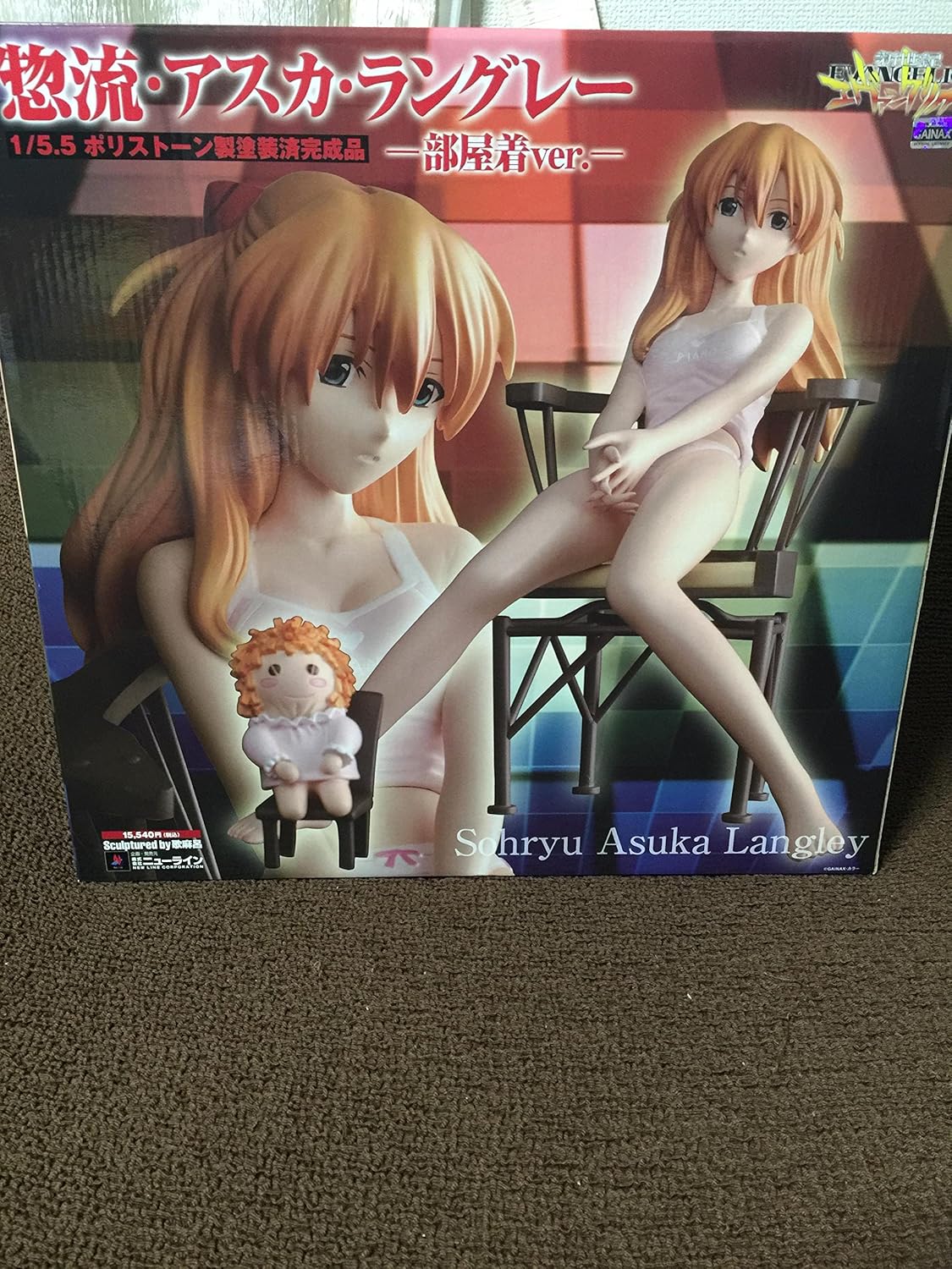 Amazon 新世紀エヴァンゲリオン 惣流 アスカ ラングレー 部屋着ver 1 5 5スケールコールドキャスト塗装済み完成品 フィギュア ドール 通販