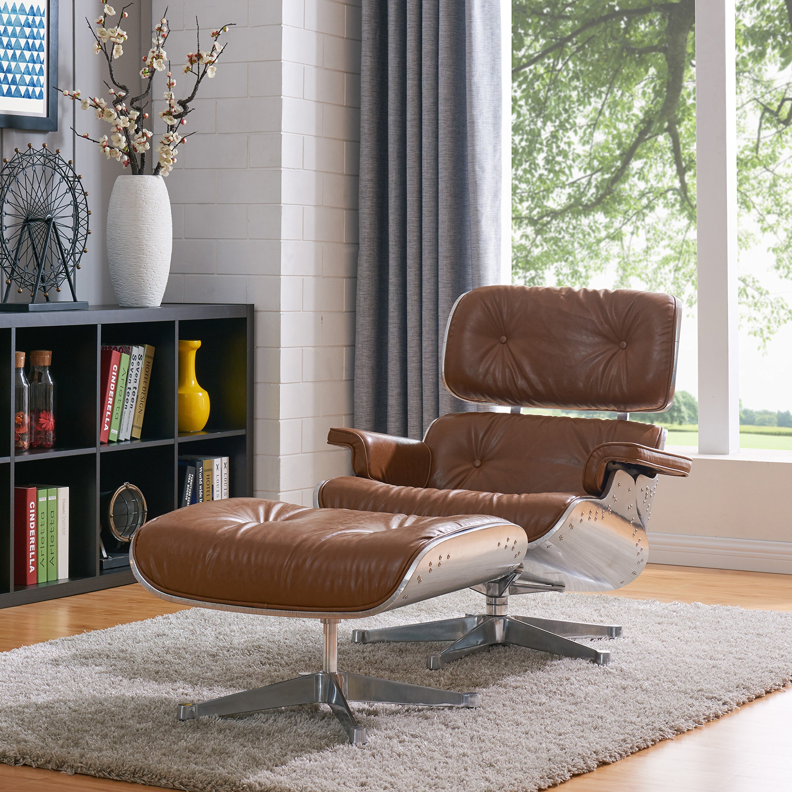 New Pacific Direct 633045PD1AL Grayson Lounge Accent Chairs