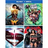 DC 4-Film Collection (Blu-ray/Wonder Woman/Suicide Squad: Ext Cut/Batman v Superman: DOJ UE/Man of Steel) (BD