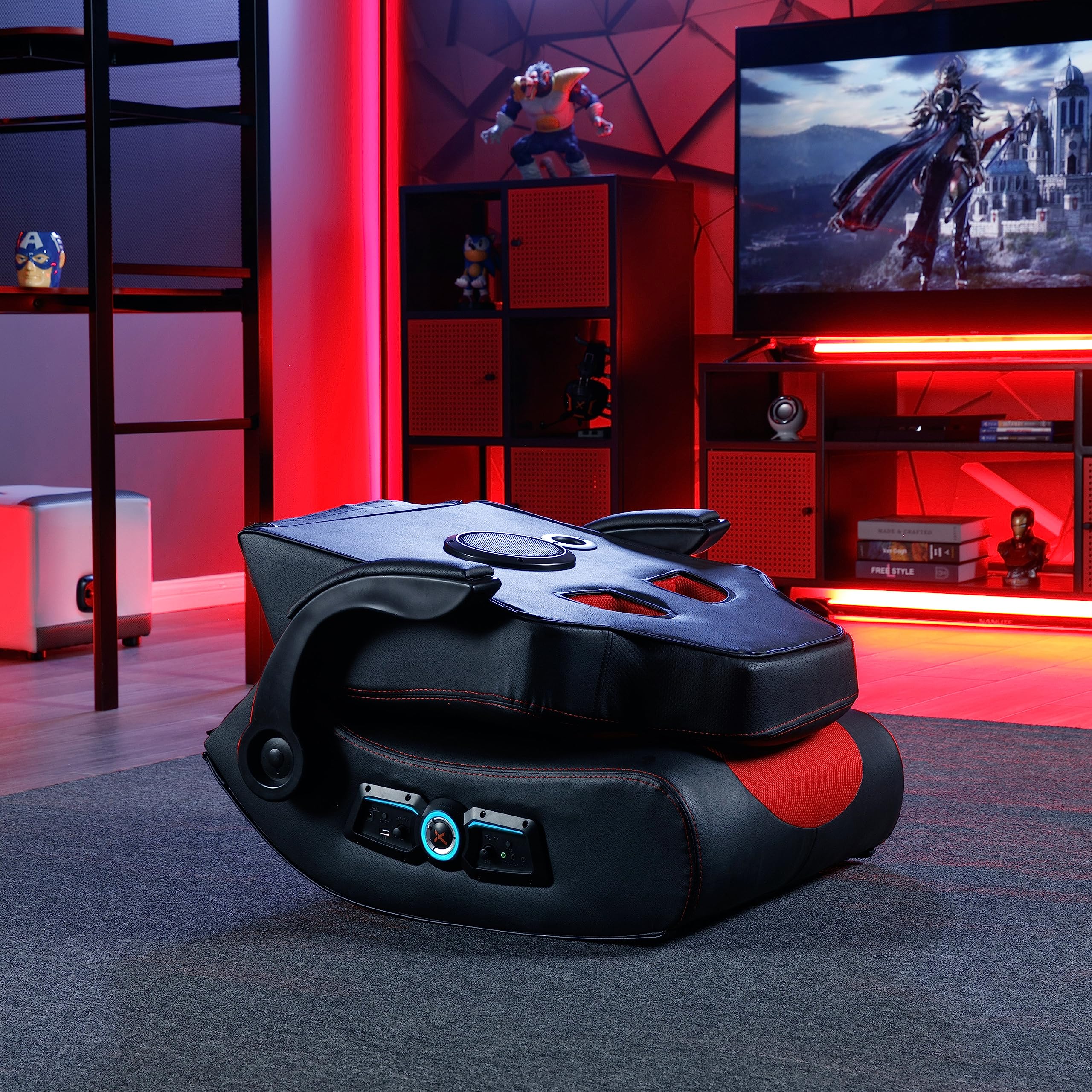 X Rocker Vibe 2.1 Floor Rocker Chair Video Gaming Chair with