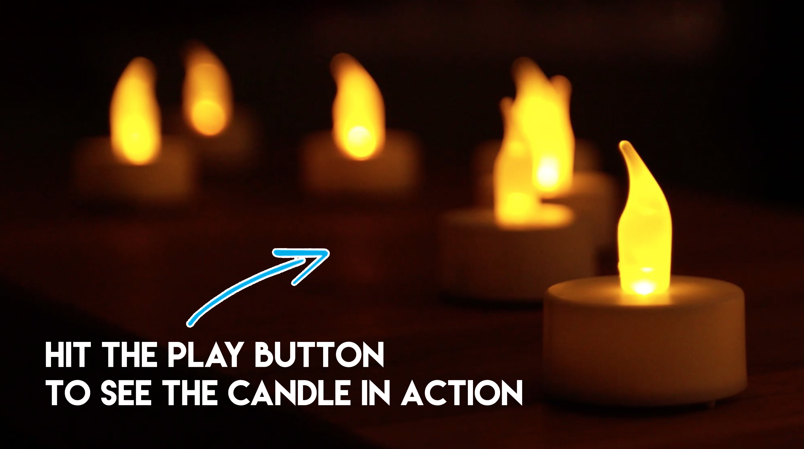 LED Candles, Lasts 2X Longer, Realistic Tea Light Candles, Flameless