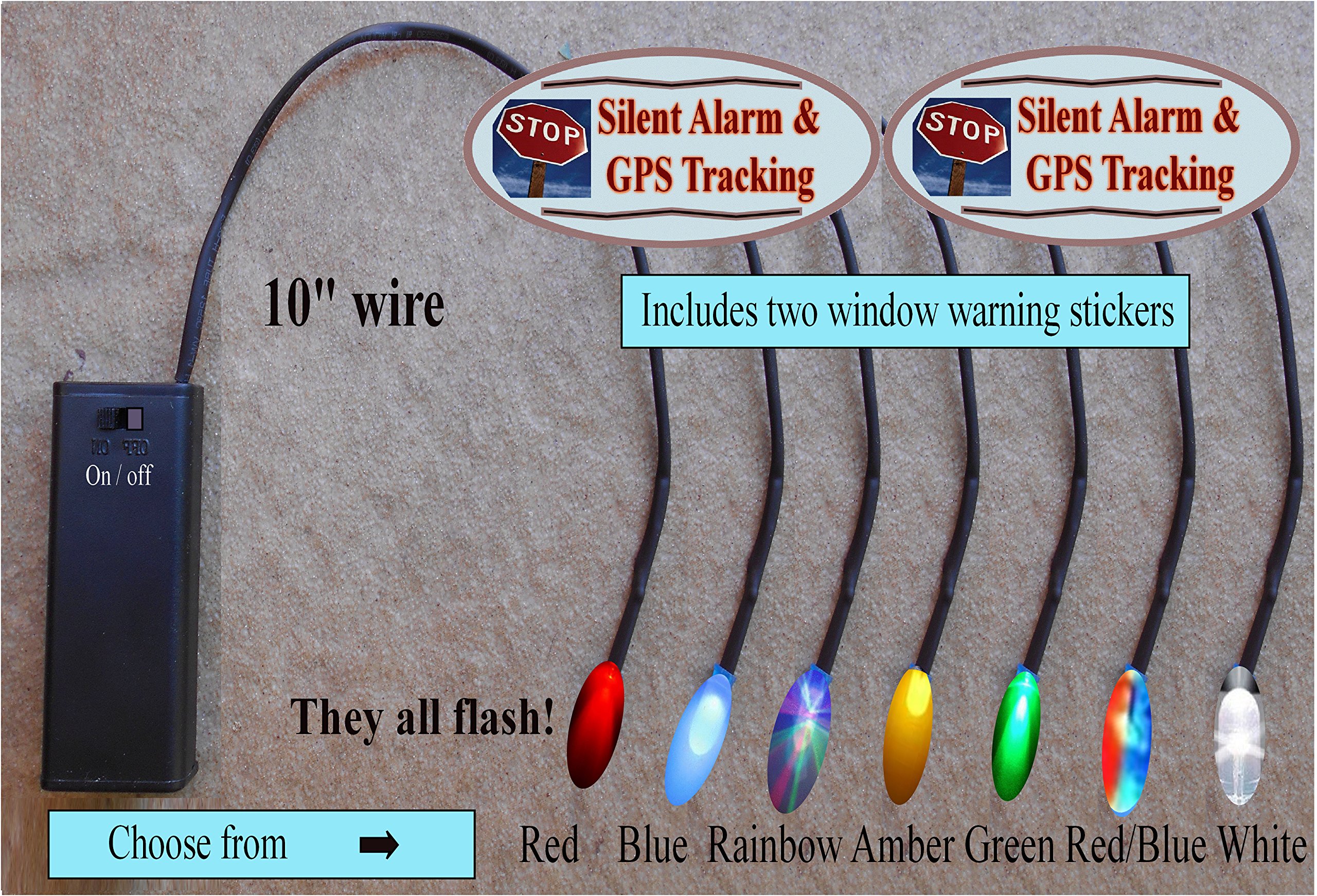 “Police Car” Blinking Flashing LED Auto Theft Deterrent Fake Car