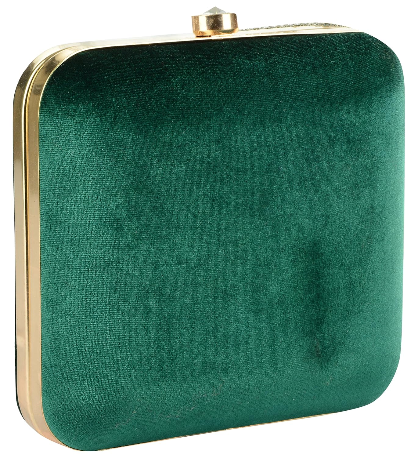 tooba women's crystal square box clutch