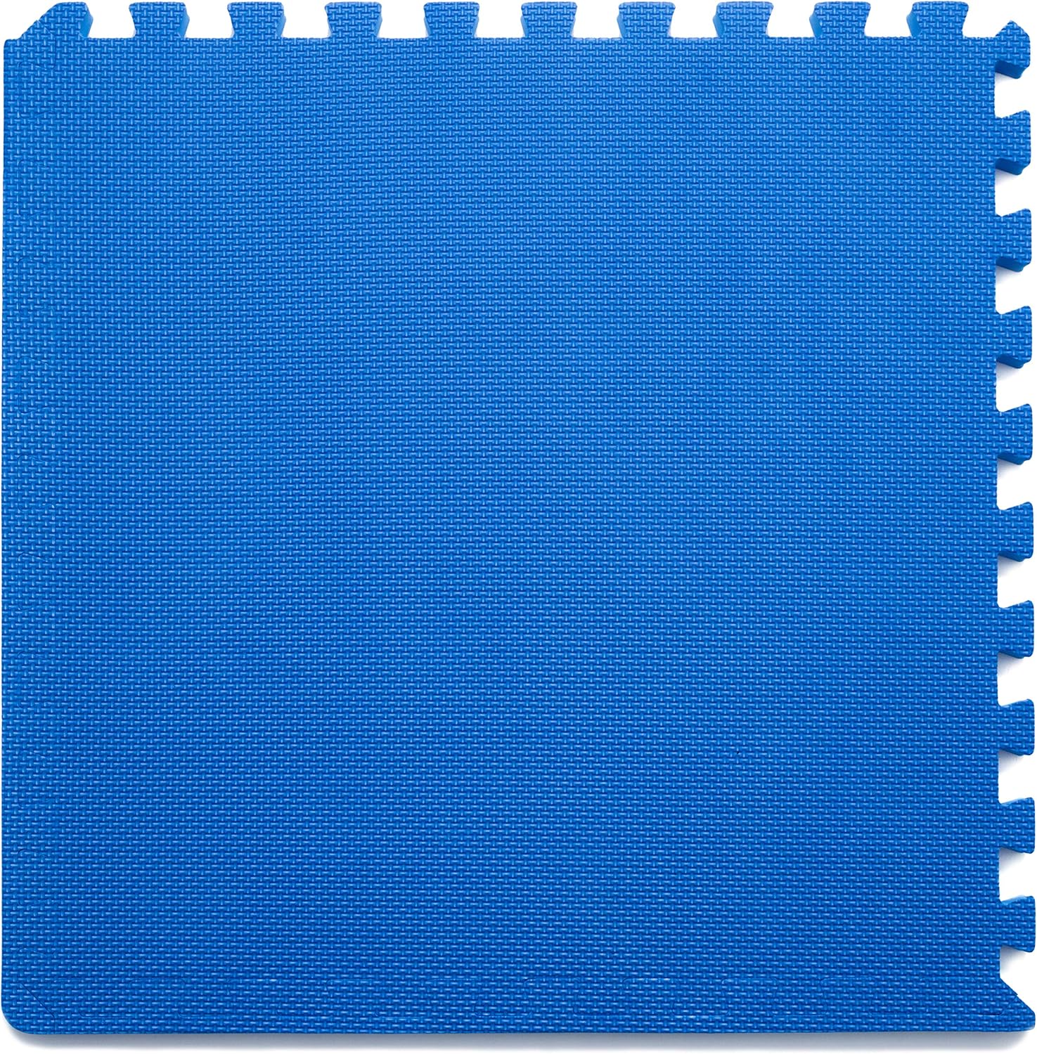 ProsourceFit Extra Thick Puzzle Exercise Mat ¾, EVA Foam Interlocking Tiles for Protective, Cushioned Workout Flooring for Home and Gym Equipment, Blue : Sports & Outdoors