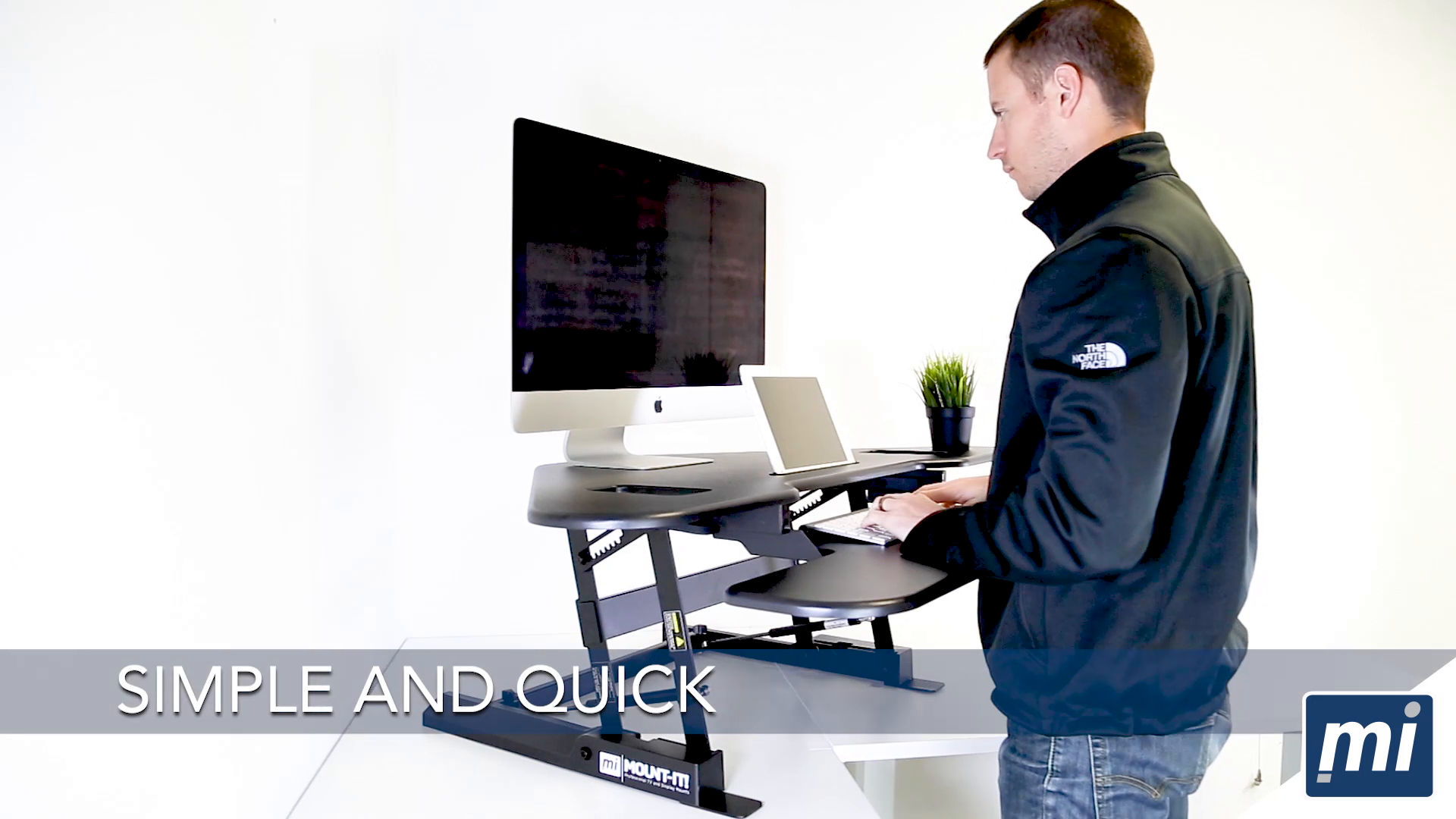 Amazon.com: Mount-It! Corner Standing Desk Converter