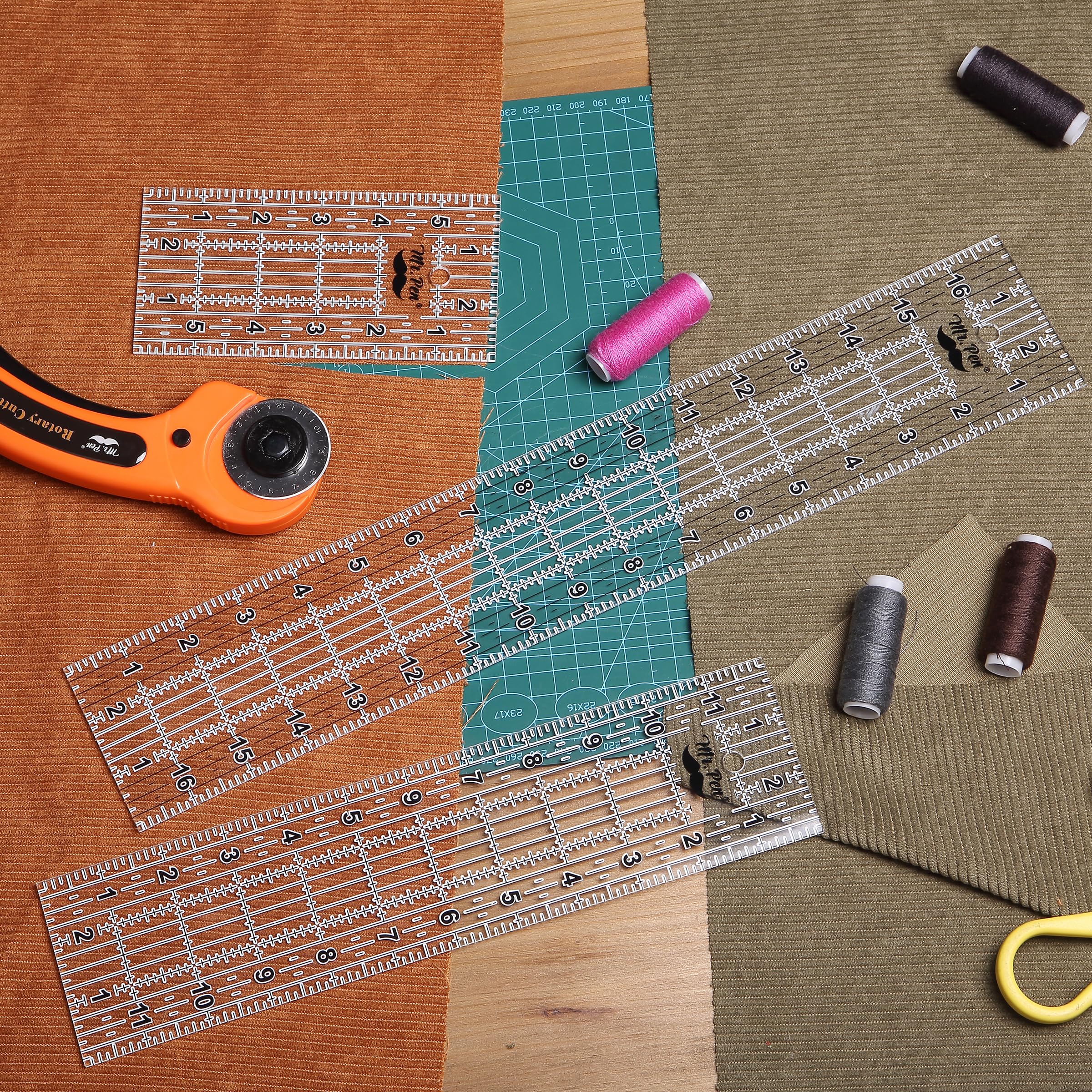 Mr. Pen- Sewing Ruler, 3 Pack, 6
