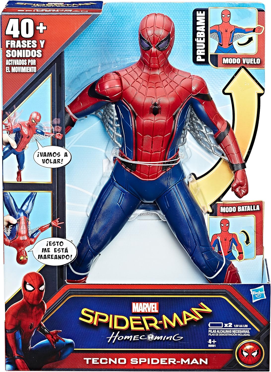 spiderman con alas juguete