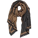 Scarf for Men Reversible Elegant Classic Cashmere Feel Scarves for Fall Winter