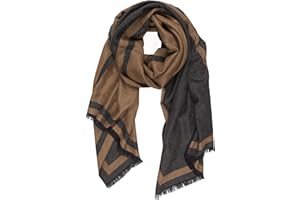 MELIFLUOS DESIGNED IN SPAIN Scarf for Men Reversible Elegant Classic Cashmere Feel Scarves for Fall Winter