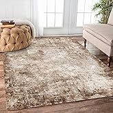 YARNSCAPE 5' x 7' Washable Area Rug - Low Pile Soft Vintage Indoor Rug for Living, Dining or Bedroom - Lightweight Carpet wit