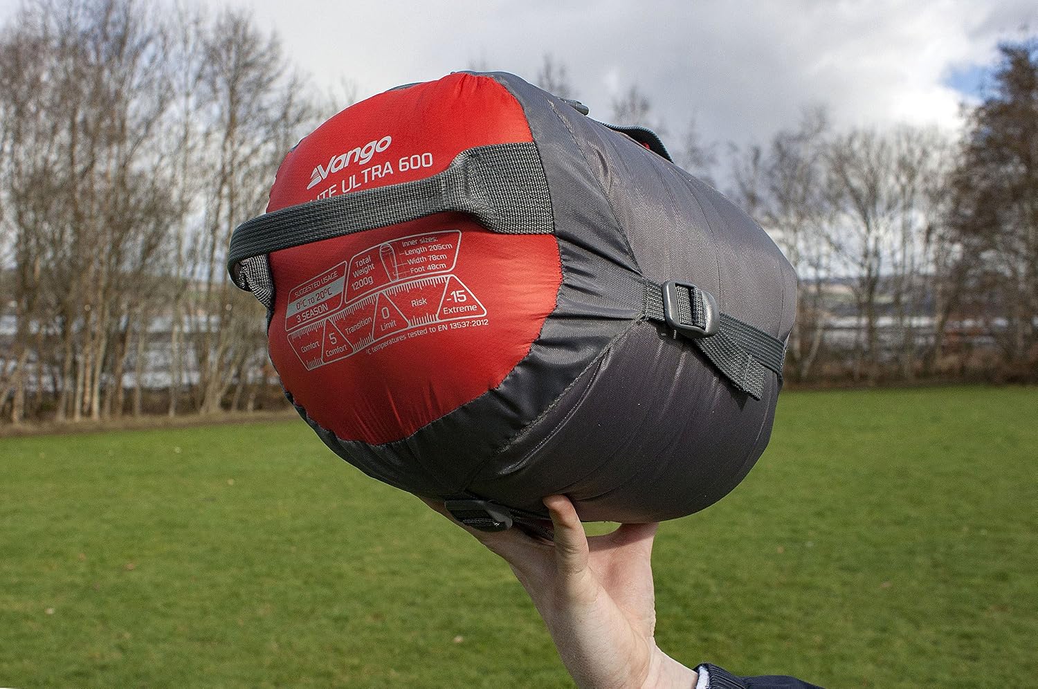 Vango Treklite Lightweight Sleeping Bag, Ultra 600, 3 Season Backpacking Sleeping Bag - Image 4