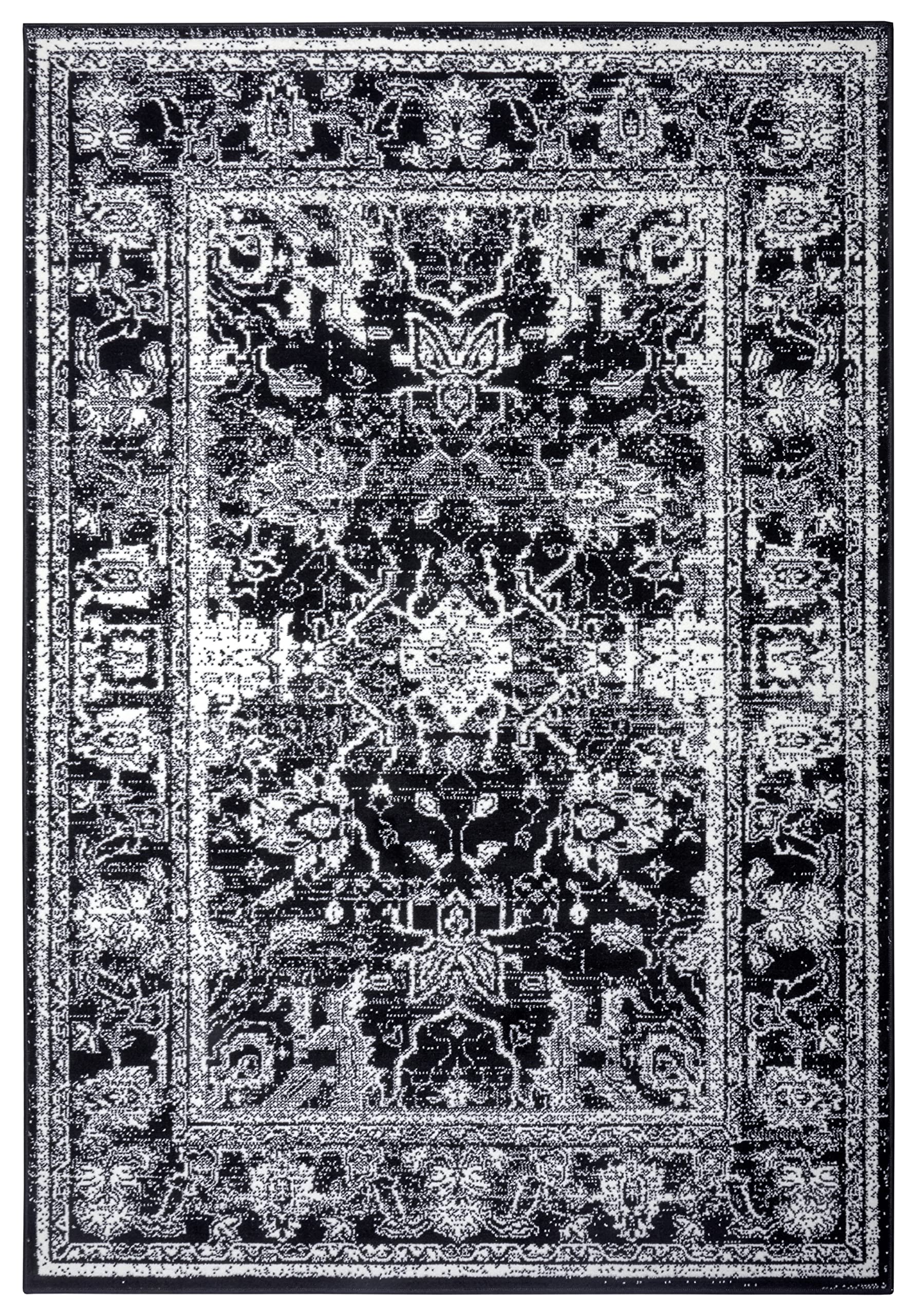 Zala Living Glorious Short Pile Velour Rug 70 x 140 cm Black