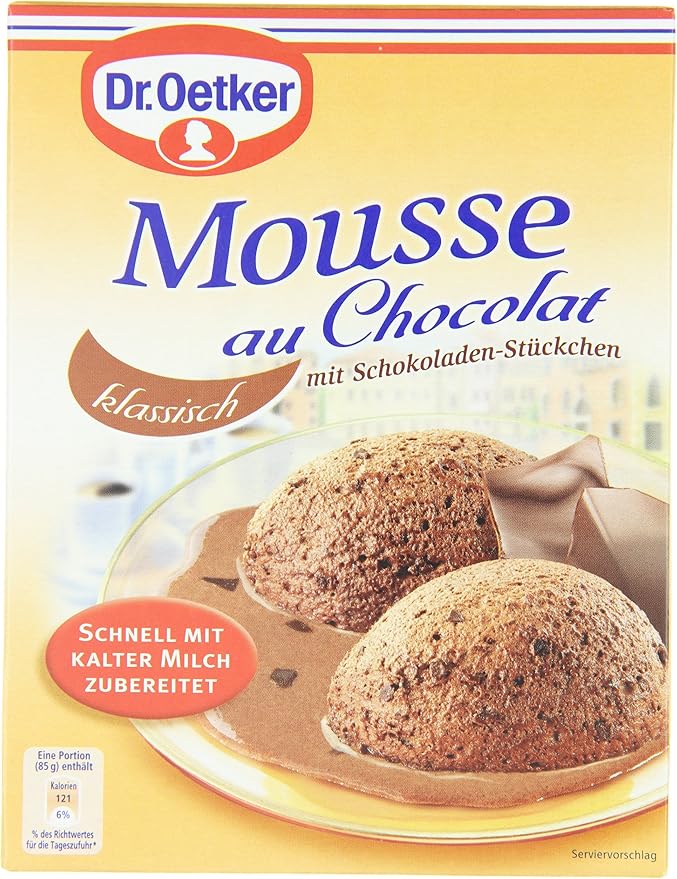 Dr Oetker Mousse Au Chocolat 8x 92 G Packung Amazon Co Uk Grocery